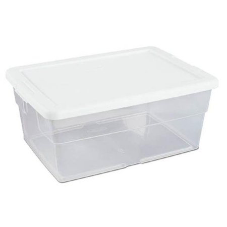 DWELLINGDESIGNS 16 Quart Storage Box   - Pack of 12 DW338111